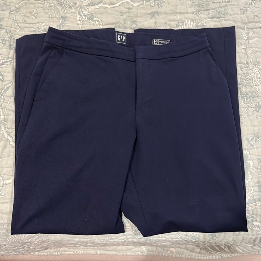 Gap Curvy Slim Boot High Rise Trouser Size 14 Petite
